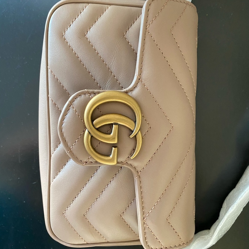 Gucci Supermini GG Marmont 2.0 Matelassé Bag